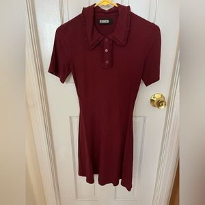 Reformation ribbed knit “Tennis” dress